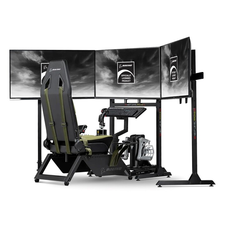Next Level Racing NLR-S028 simulador de voo Boeing militar verde