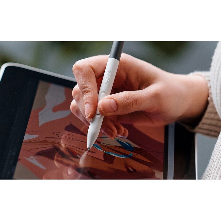 Wacom One 14 DTC141W0 14" FHD pen display 4096 niveles de presión USB-C 2540 lpi IPS 60Hz antirreflejos 0,75kg blanco