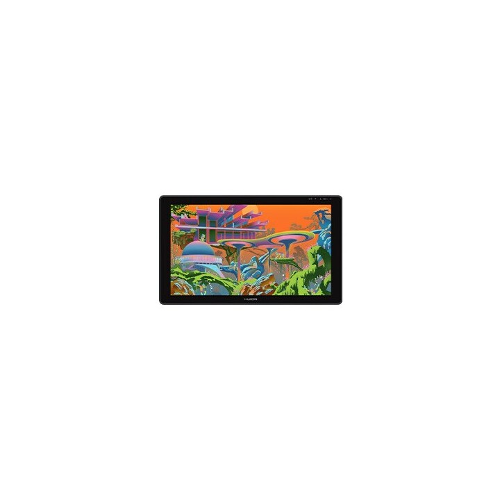 HUION Kamvas 22 Plus Grafiktablett, grau, 5080 Linien pro Zoll, 476,64 x 268,11 mm, USB