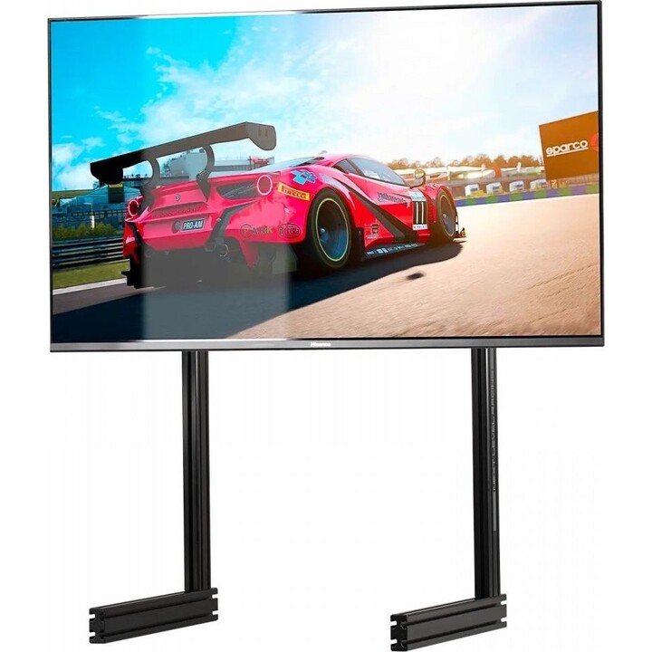 Free-Standing Single Monitor Stand, Black
