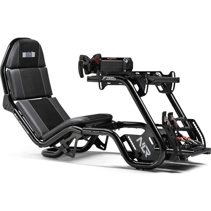 Cockpit de simulation de course Next Level Racing F-GT Pro Formula and GT Racing Cockpit Black Edition, noir