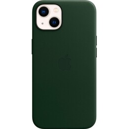 Custodia in pelle verde sequoia per iPhone 13 di Apple, modello n. A2702 - MM173ZM/A