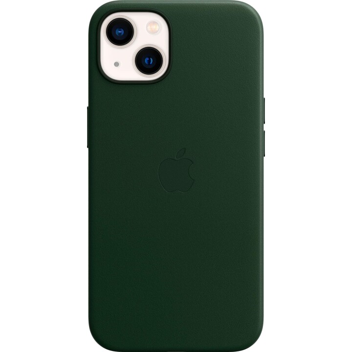 Funda de piel verde sequoia para iPhone 13 de Apple, modelo n.° A2702 - MM173ZM/A
