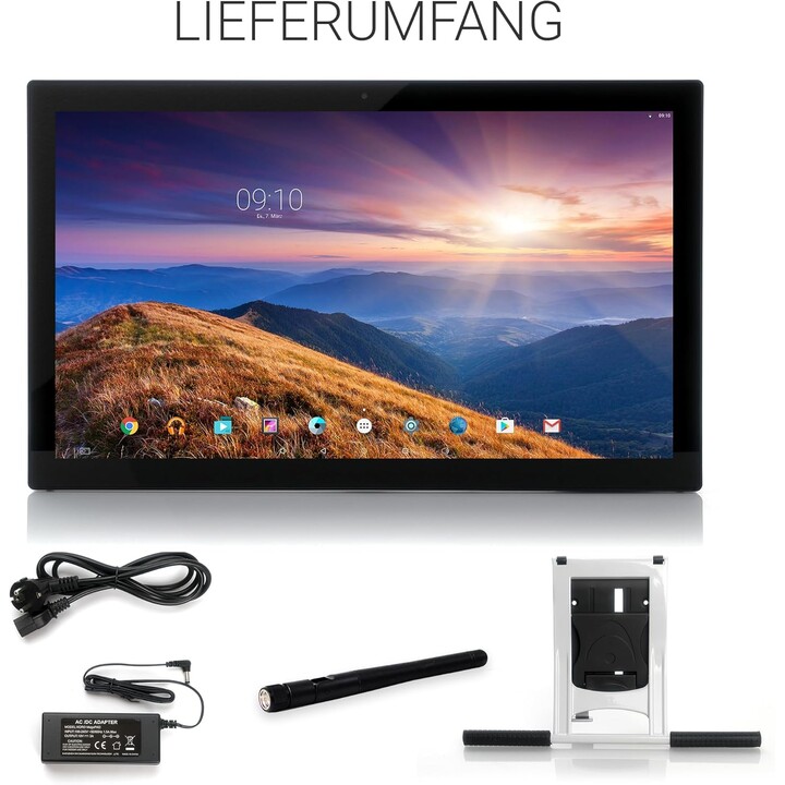 Xoro MegaPAD 3204v7. Tablet da 32" (81,28 cm). 64GB. Nero Android