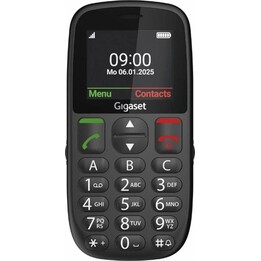 Telemóvel Gigaset GL395 preto para idosos