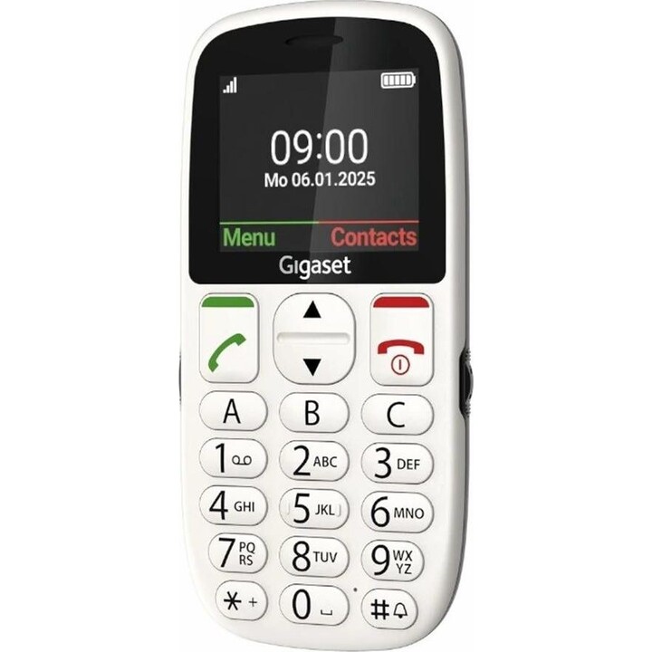 Cellulare Gigaset GL395 bianco per anziani