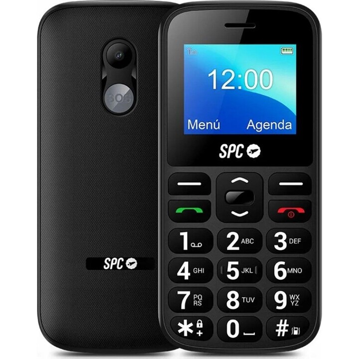SPC Fortune 2 4G mobile phone, black, 1.77 inches –  radio –  Bluetooth –  0.08 MP –  Micro USB