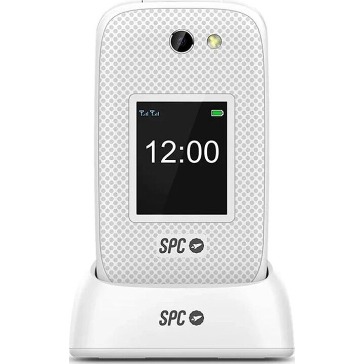 SPC 2337N Harmony 2 4G telefono a conchiglia bianco + dock