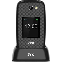 Telemóvel SPC 2337N Harmony 2 4G preto, tipo tampa - duplo SIM - 2,8 polegadas - micro SD - Bluetooth + base de carregamento