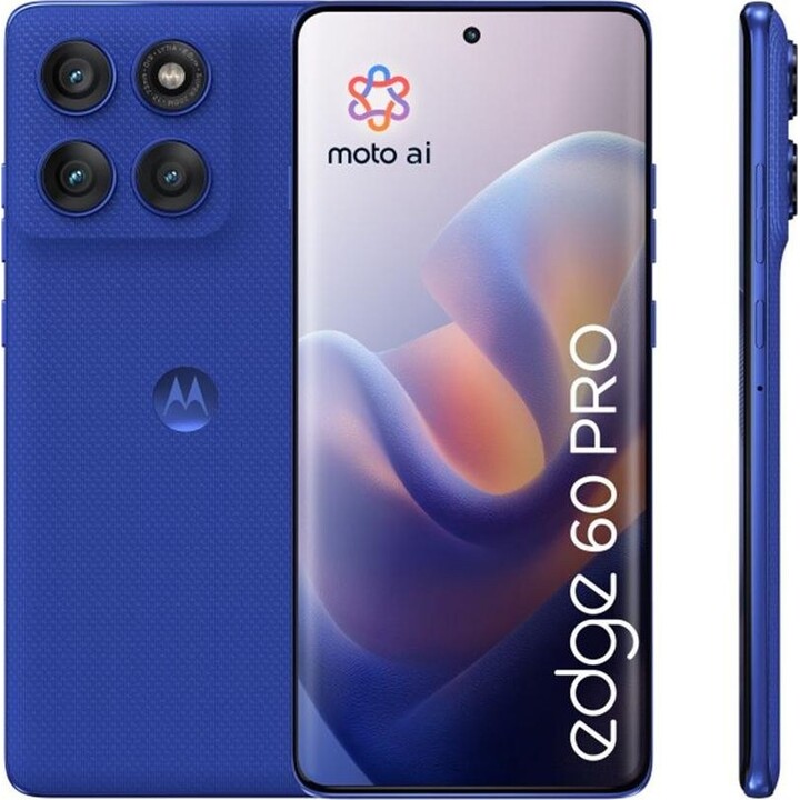 Movil motorola moto edge 60 pro 5g 12 - 512gb dazzling blue