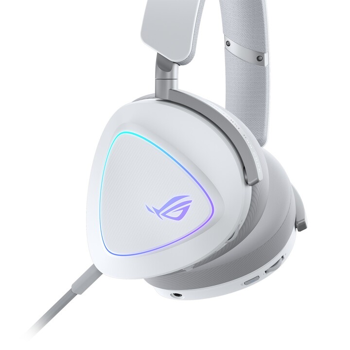 Casque gaming ASUS ROG Delta II sans fil blanc