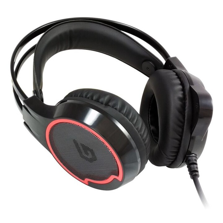 Casque gaming Conceptronic Athan01b 7.1 avec lumières LED 7 couleurs pour PC - PS4