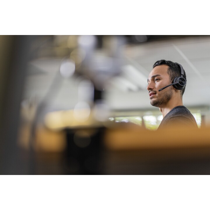 Poly Voyager 4320 Kopfhörer, Microsoft Teams-zertifiziert, USB-A-Headset + BT700-Dongle