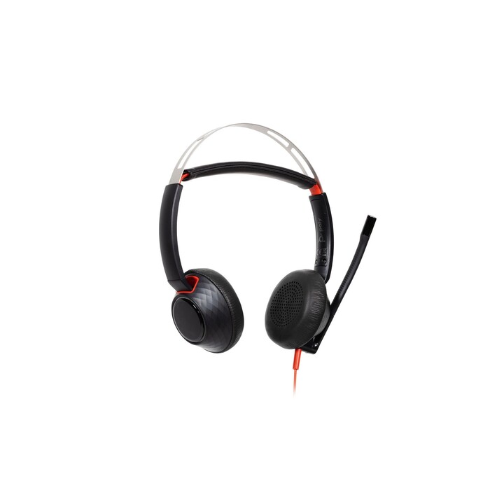 Auscultadores Poly Blackwire 5220 pretos