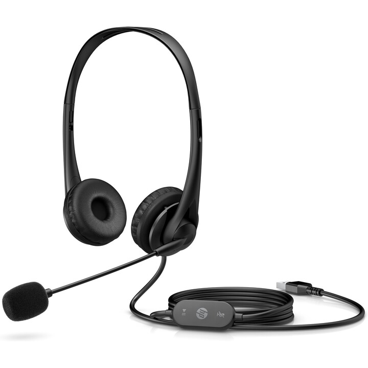 Cuffie HP con cavo USB - Cuffie stereo Euro