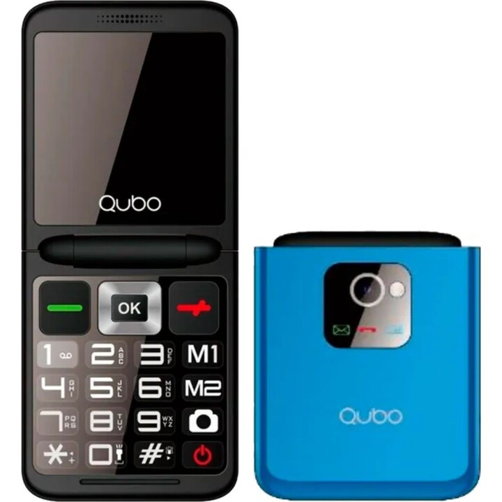 Qubo Senior X-10BL Mobile Phone Blue