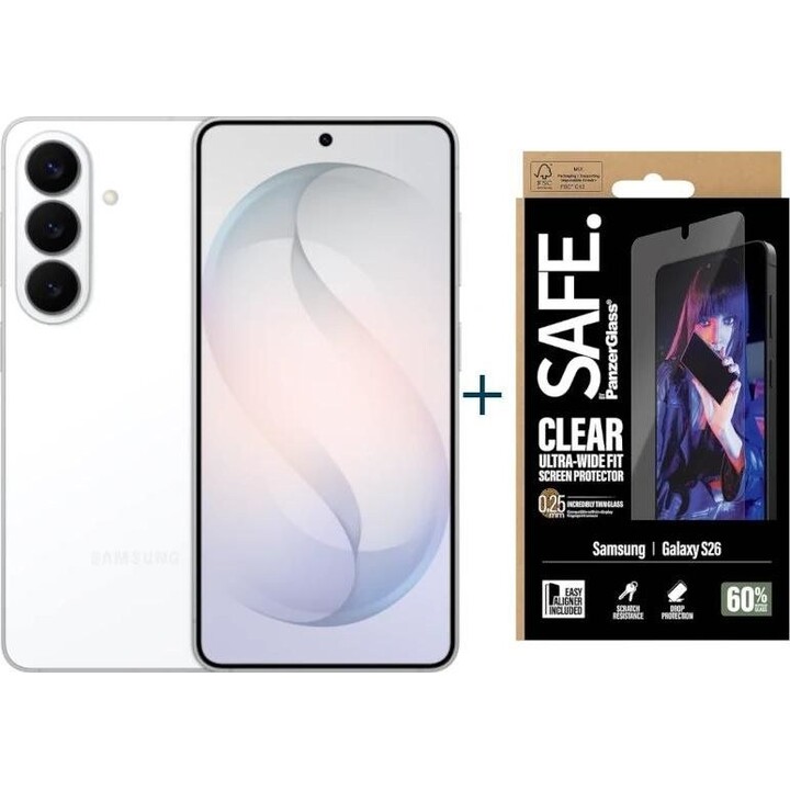 Samsung Galaxy S26 5G 256 GB 12 GB Branco+ Prot SAFE