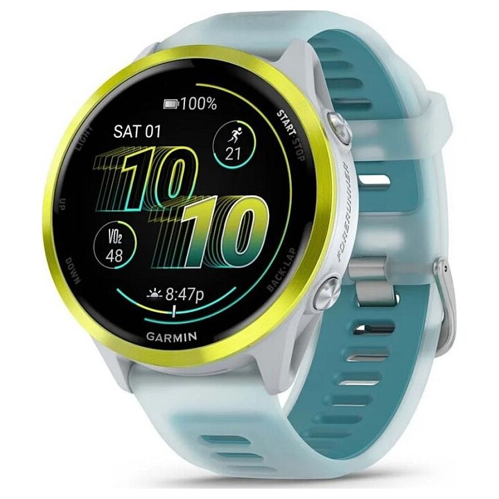 Garmin Forerunner 570, color amarillo y aluminio