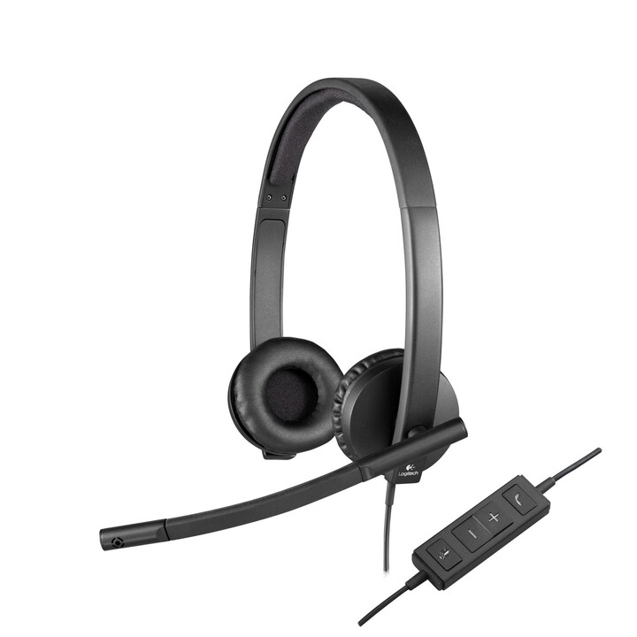 Cuffie Logitech H570E con microfono -  stereo con archetto -  USB