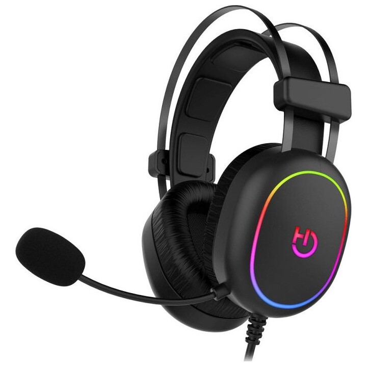 Casque gaming Hiditec Erys ARGB pour smartphone, PC, tablette, lecteur MP3, Xbox et PS4
