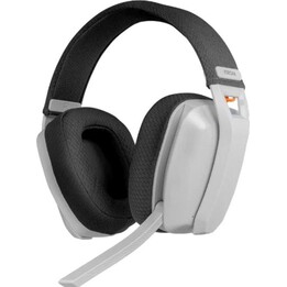 Auriculares gaming krom kanji inalambrico blanco