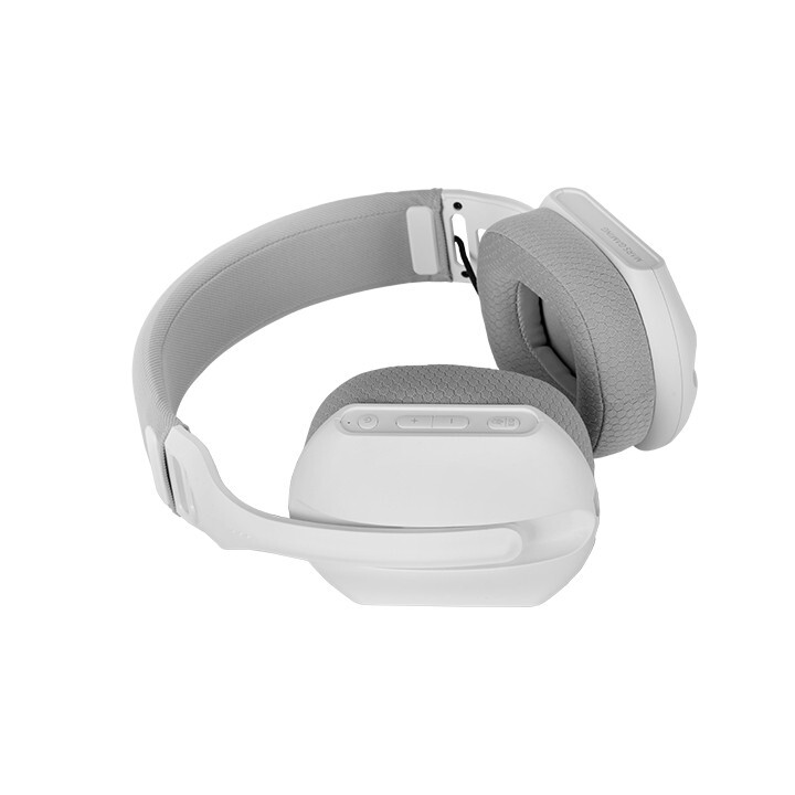 MARS GAMING MHW-PRO Auriculares inalámbricos y alámbricos ARGB blancos