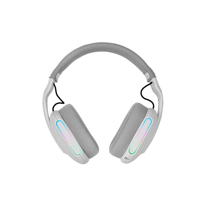 MARS GAMING MHW-PRO Auriculares inalámbricos y alámbricos ARGB blancos