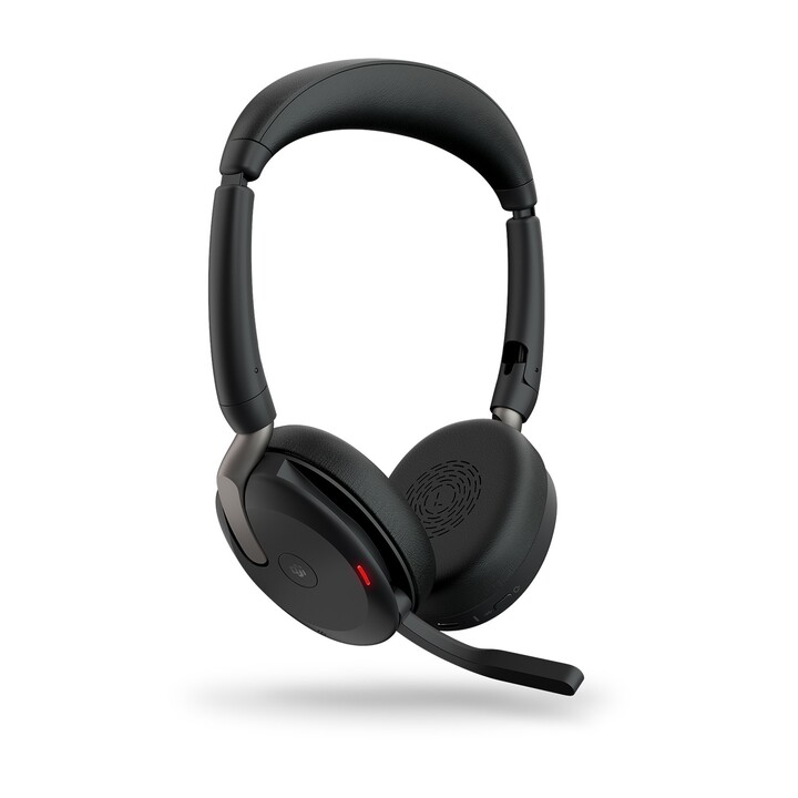 Auriculares jabra evolve2 65 flex ms stereo inalambrico negro
