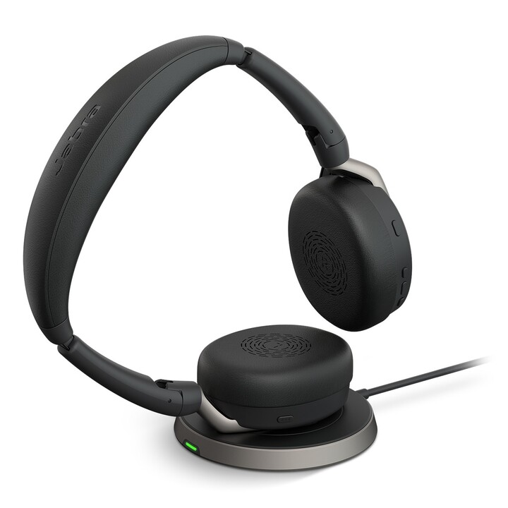 Auriculares jabra evolve2 65 flex ms stereo inalambrico negro