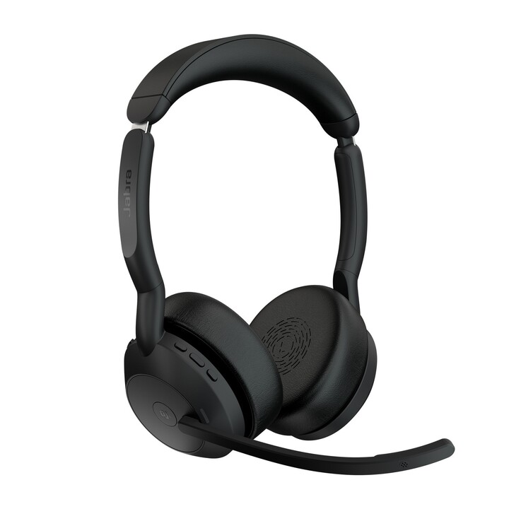 Auriculares jabra evolve2 55 ms stereo inalambrico negro