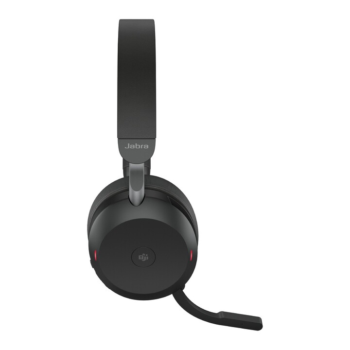 Auscultadores Jabra Evolve2 75 ms estéreo sem fios, pretos