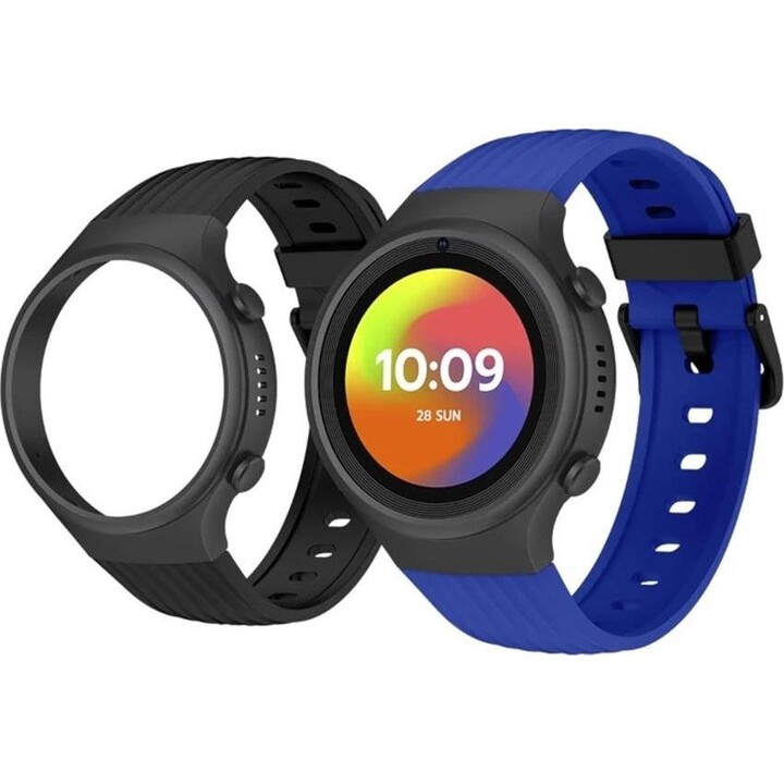 Smartwatch spc smartee 4g junior 1.2 pulgadas azul + funda negra
