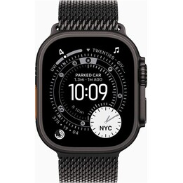Smartwatch apple watch ultra 3 gps + cellular 49mm black titanium case  black titanium milanese loop -  l