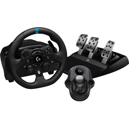 Logitech G923 SE Racing Wheel, Pedals and Shifter for Xbox and PC, Black