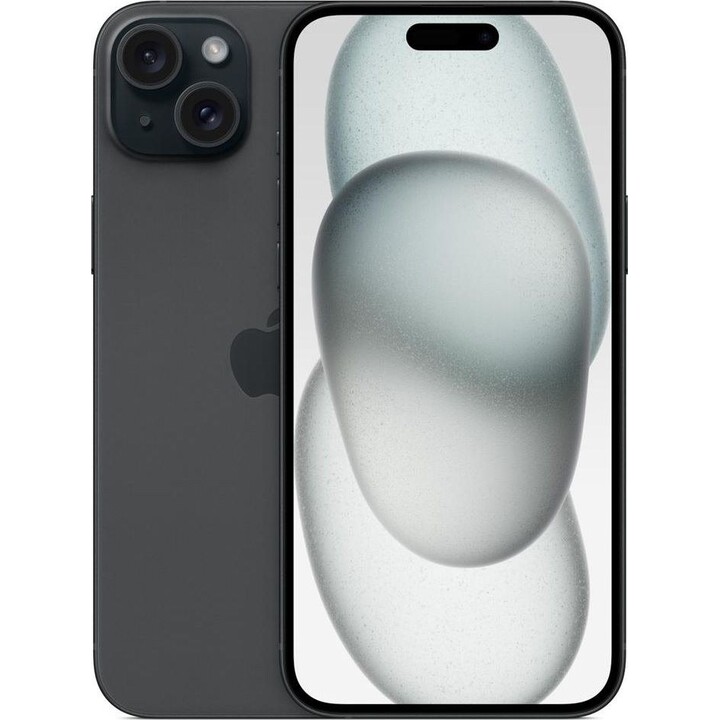 Telemóvel smartphone Apple iPhone 15 Plus 5G - 128 GB - 6,7 polegadas, preto, em estado AB