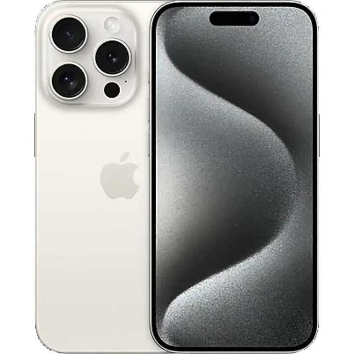 Telemóvel smartphone Apple iPhone 15 Pro 5G - 256 GB - 6,1 polegadas, branco, recondicionado