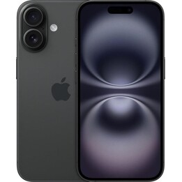 Apple iPhone 16 5G Smartphone – 256 GB – 6,1 Zoll, schwarz, generalüberholt (AB)