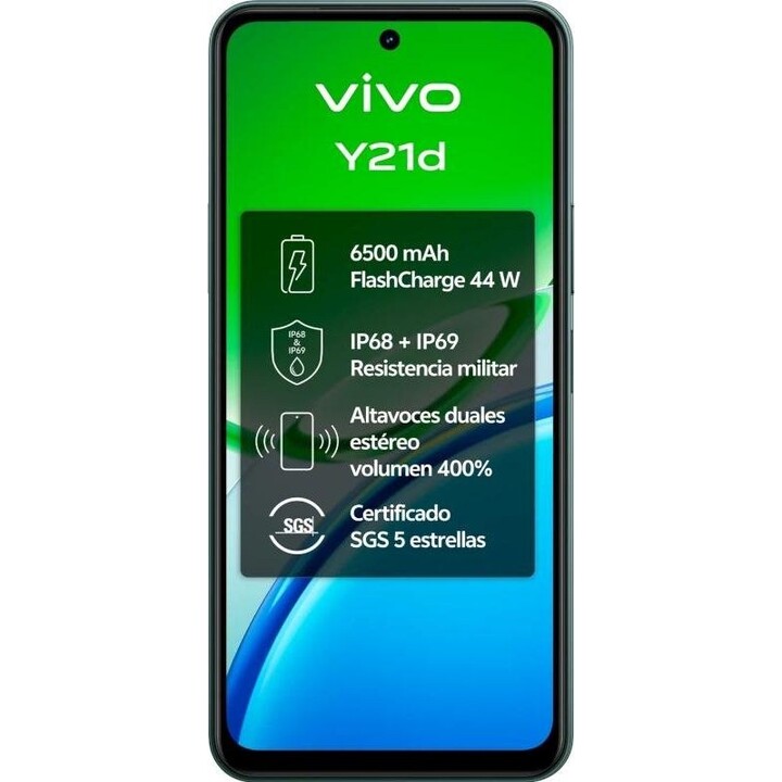 VIVO Y21d 5G 6,68" 6 GB (64) 256 GB IP69 Verde giada