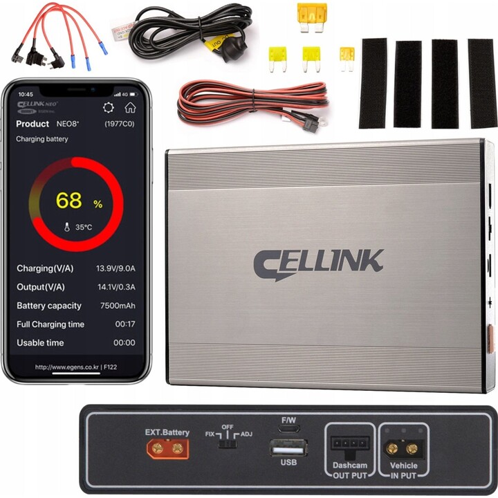 Powerbank for car cameras Cellink NEO8+S