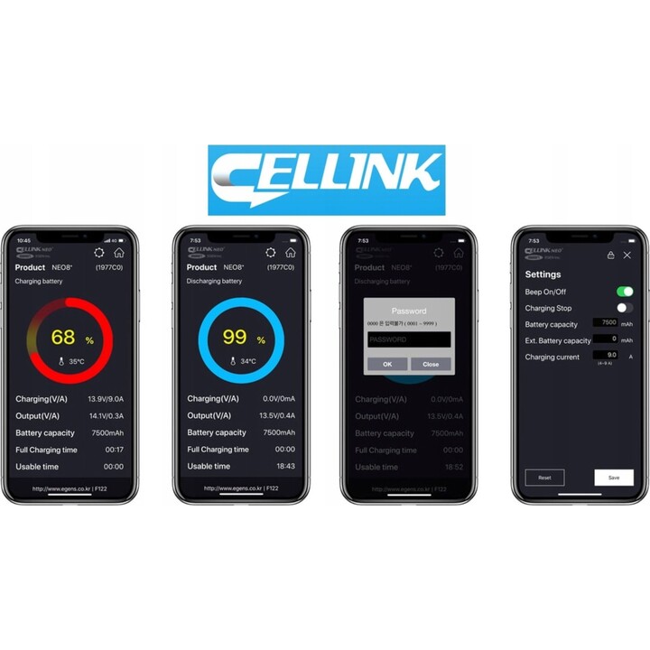 Powerbank para câmeras de carro Cellink NEO8+S