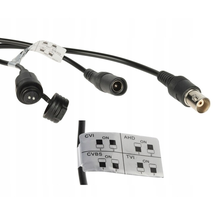 Dahua Hac-Hfw1200tlm-Il-T-0280b, Câmara tubular HDCVI 4 em 1, 2 m, 1080p, iluminação dupla LED 40 m/IR 40 m, lente de 2,8 mm, IP