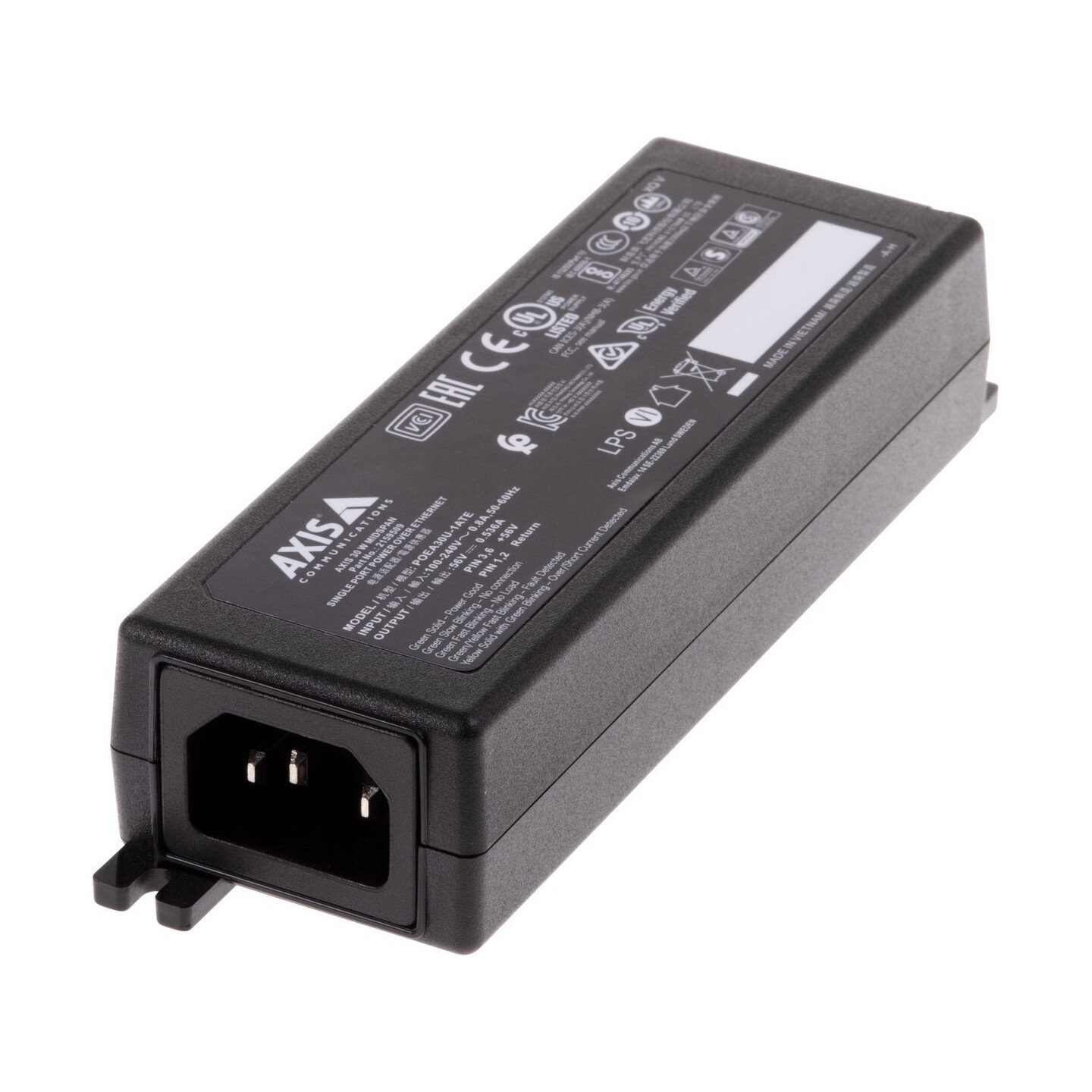 Axis Network PoE 30W Midspan - Potenza e Affidabilità