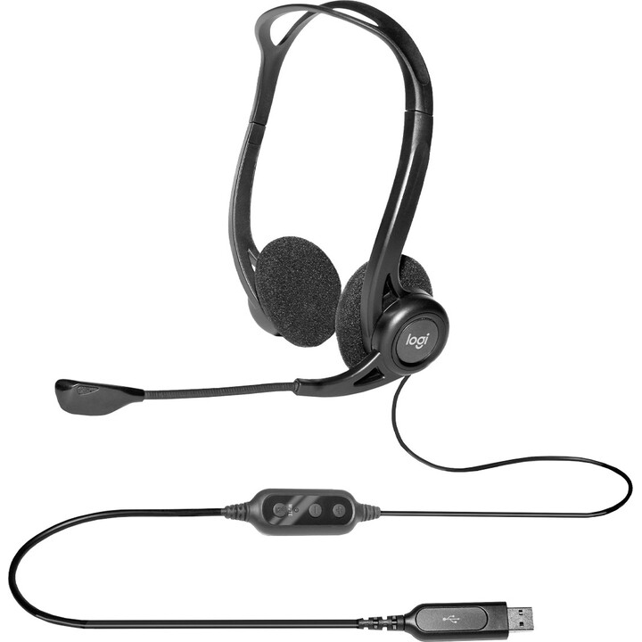 Auriculares estéreo Pc 960 con conexión USB, Km0