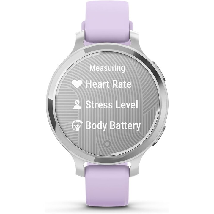 Garmin Lily 2 Active, Fitness Smartwatch Bundle para mujeres, pantalla táctil brillante, GPS incorporado, plata, mora