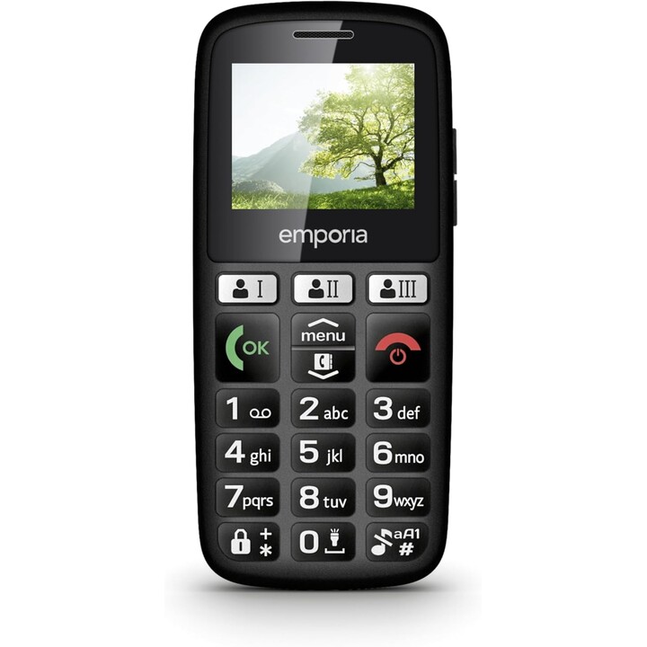 Emporia Happy E30.v3, 1.81 inches screen, Black