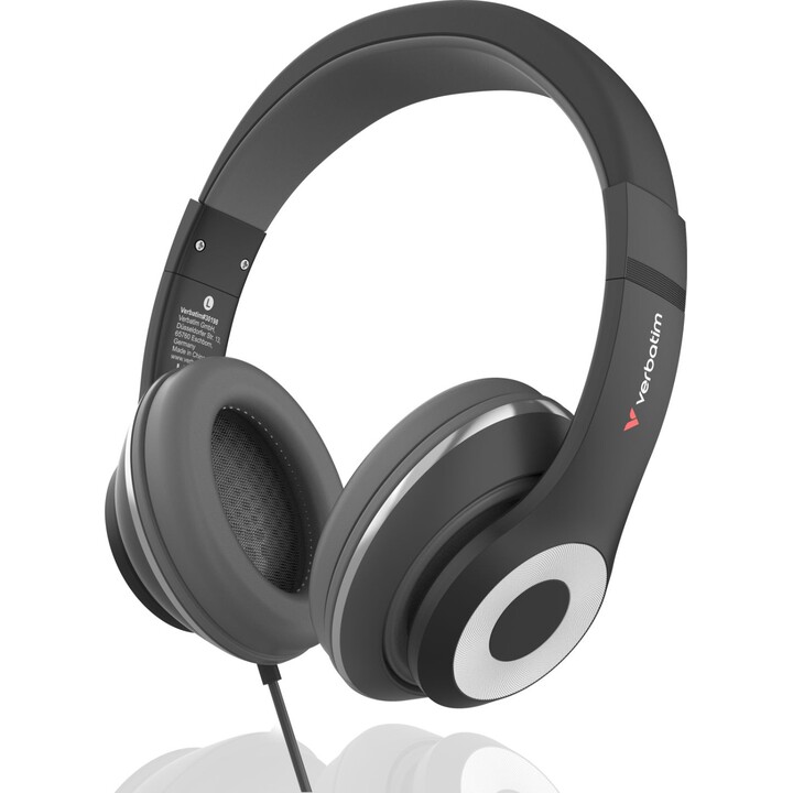 Auriculares Verbatim TruSound/ con Micrófono/ USB Tipo-C/ Negros