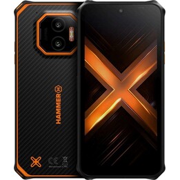 Smartphone Hammer Rugged Energy X2 5G 6GB 128GB 6 Polegadas Preto Laranja