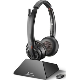 POLY 8220 UC Auriculares Inalámbrico Diadema Oficina/Centro de llamadas Negro