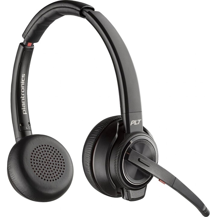 POLY 8220 UC Auriculares Inalámbrico Diadema Oficina/Centro de llamadas Negro
