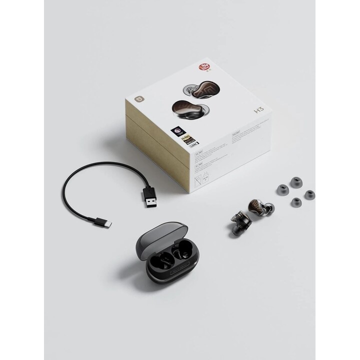 SoundPEATS H3 TWS Titanium Black - Écouteurs Bluetooth